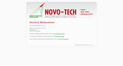 Desktop Screenshot of novo-tech.de