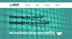 Desktop Screenshot of novo-tech.com