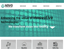 Tablet Screenshot of novo-tech.com